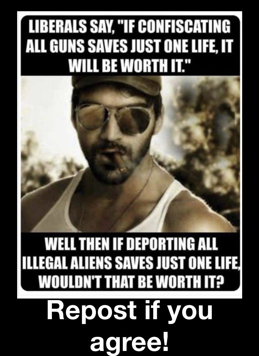 They need to come the legal way. #DeportIllegals