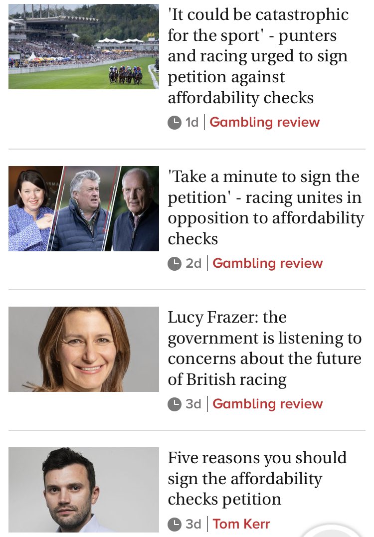 Hi <a href="/RacingPost/">Racing Post</a>. I’m beginning to suspect you have an editorial stand but I can’t work it out