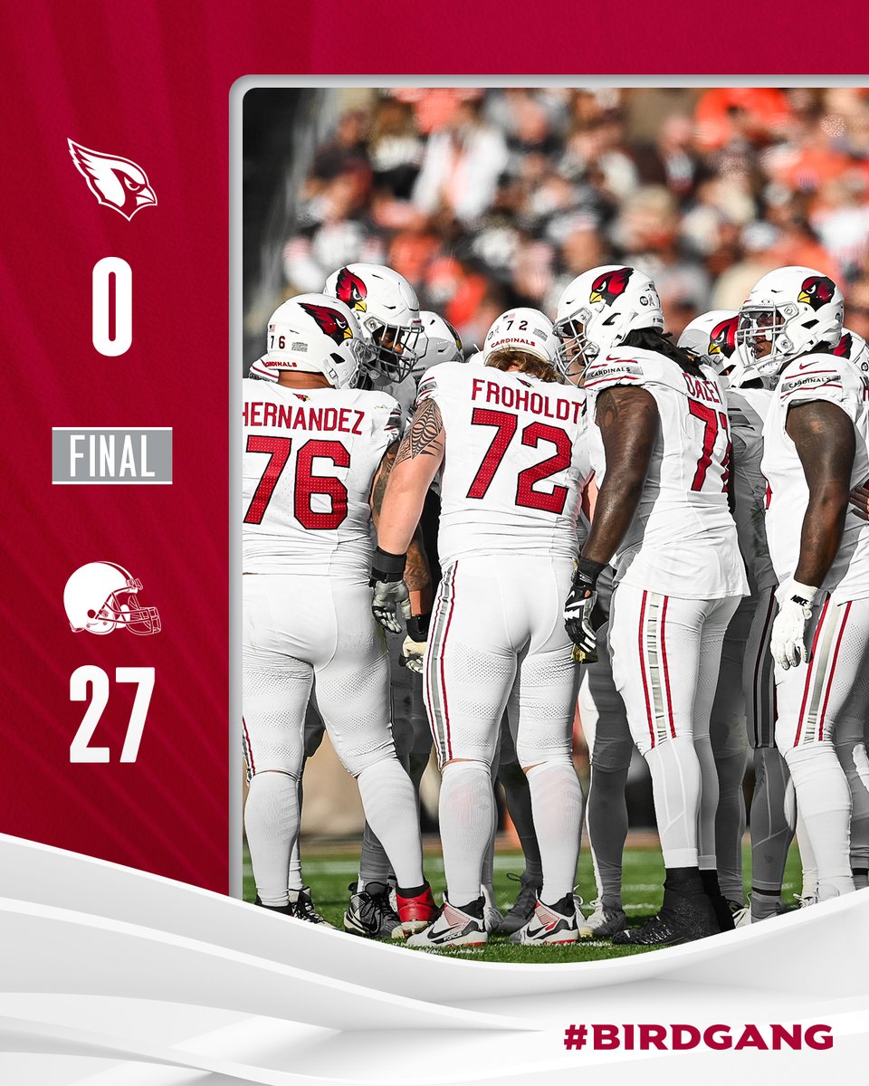 AZCardinals's tweet image. Final.