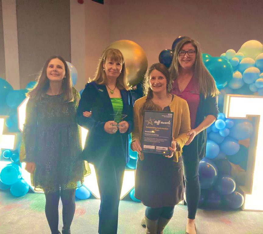 HUGE congratulations to our children’s audiology team for winning the outstanding contribution team award at the @ScftStaff awards this year! The audiology team work tirelessly to deliver high quality, compassionate care and its so fantastic to see their dedication pay off 🌟 👏