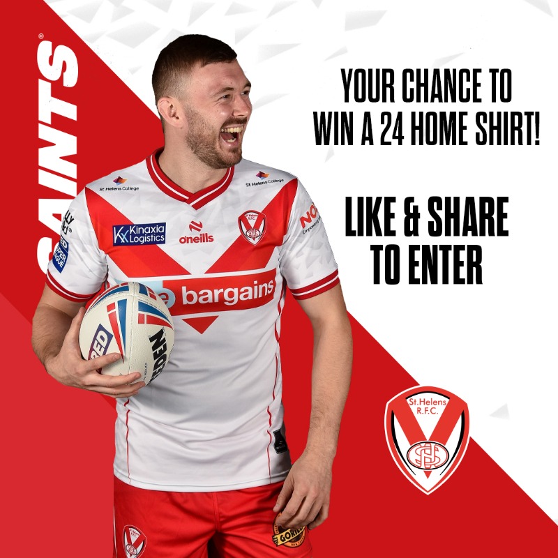 Saints1890's tweet image. 𝗖𝗼𝗺𝗽𝗲𝘁𝗶𝘁𝗶𝗼𝗻 𝗧𝗶𝗺𝗲 🗳

Win a 24 Home shirt!

Like ❤️ &amp;amp; Share 📲 to enter ⤵️