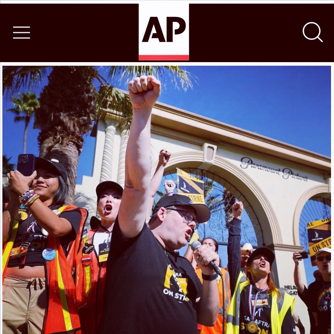 HOLD THE LINE. <a href="/sagaftra/">SAG-AFTRA</a>