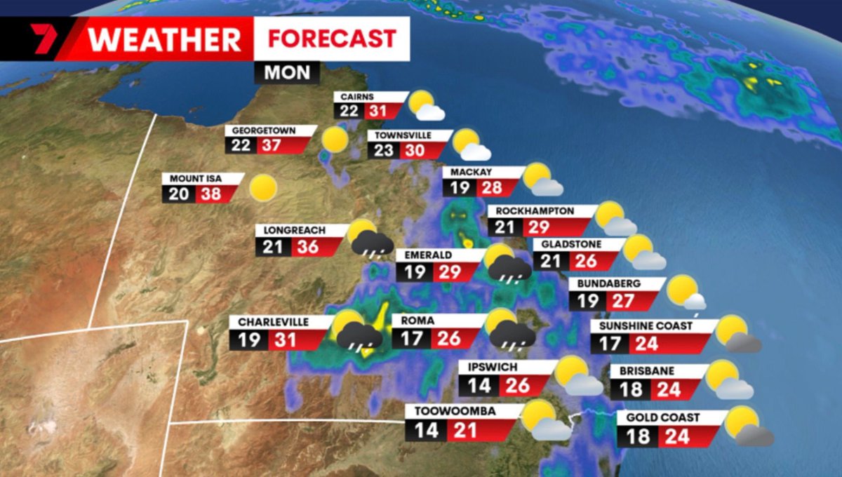 Your Monday forecast..

Still a few showers across the southeast and along the coast, as storms continue inland. Some severe cells are possible with welcome rain continuing in many spots.