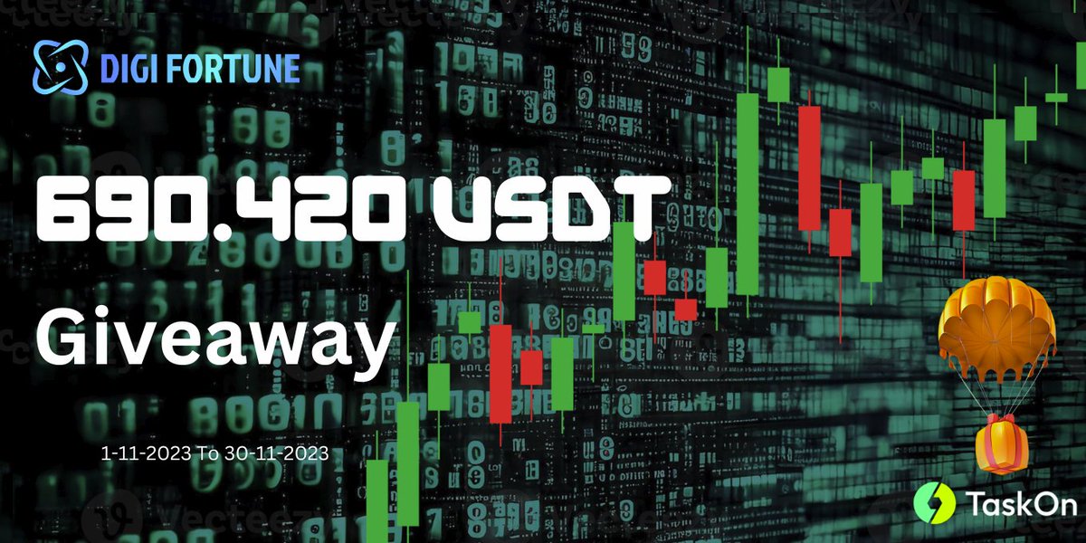 📌<a href="/digifortun/">Digifortune</a> #Airdrop 

•Rastgele kişi başı:
🎁10 kişi $69 USDT kazanacak

📍Katılım👉taskon.xyz/campaign/detai…

📅Son gün: 1 Aralık

#Dropiers #Giveaway #borsa #Cekilis #dolar #Bitcoin #DolarTL #usdtry #binance