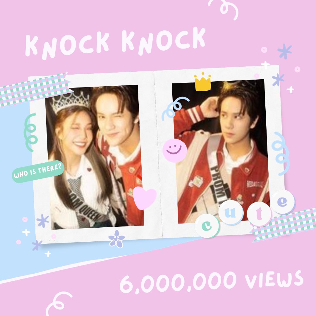 Congratulations 6M🪐🌻

NANON KNOCKKNOCK  
#KNOCKKNOCK6M
#KnockKnockNNNxJORIN
#mynameisnanon #Jorin4EVE