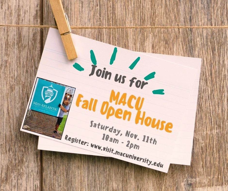Come hang out with us!
visit.macuniversity.edu
