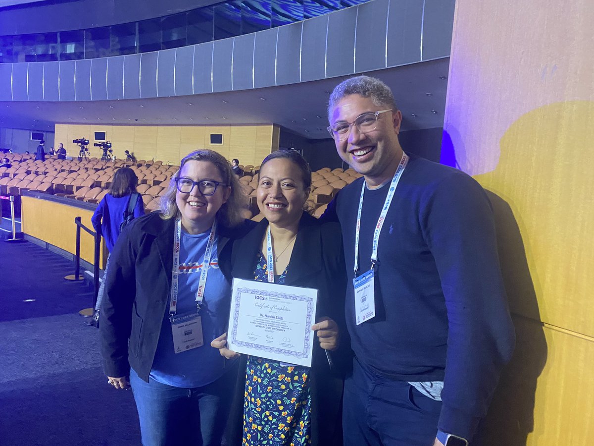 Congratulations Dr Nani Sikiti! the pacific region is so proud! Thank you IGCS Global fellowship program!
<a href="/IGCSociety/">IGCS</a> #IGCS2023
