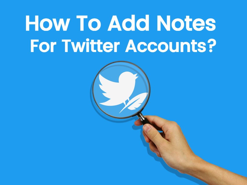 yahya1009's tweet photo. How to add notes for Twitter accounts?

A few options:

1. Install the SumUp-Twitter Suitcase Chrome extension, which allows you to add private notes to Twitter profiles directly within the browser.

2. Create a Twitter List specifically for accounts you want to add notes to. https://t.co/QmoFa7mLq5