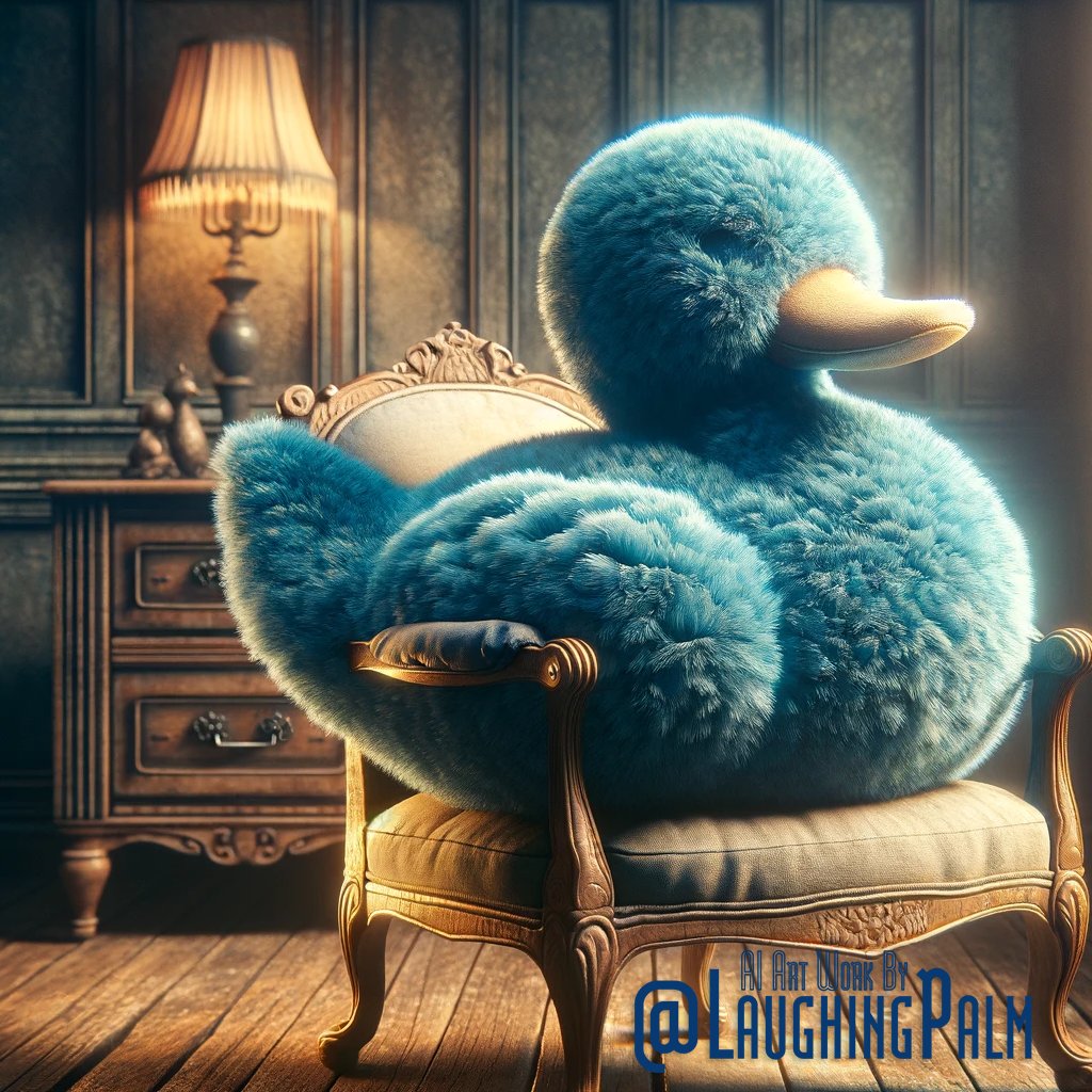 @humanspoetry @OwlOfOpposites @Ohh_So_Special Giant Blue Duck

#aiartcommunity #aiartchallenge