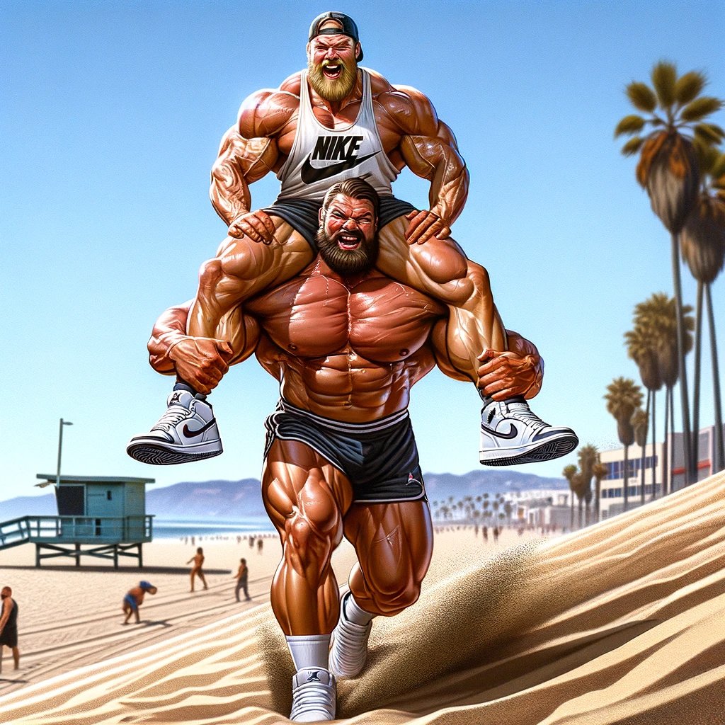 Rider57869287's tweet photo. #shoulderrides #gaymuscle #liftandcarry #shoulderriding #aimusclemen #aiart #musclebeast https://t.co/V0dbl6YxwA