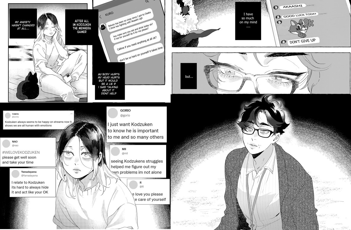 some "a lot on my mind' and "everything is fine" scenes that connect
