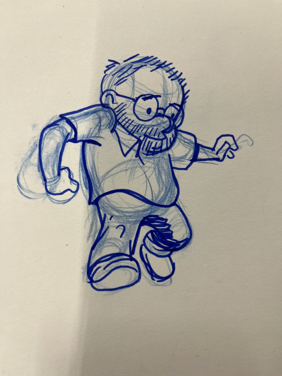 「Took the day off today…no drawing=happy 」|marco finneganのイラスト
