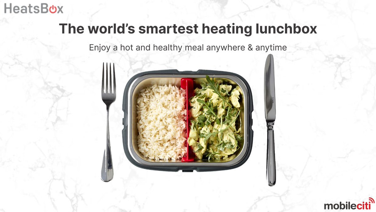 HeatsBox - the world's smartest heating lunchbox 