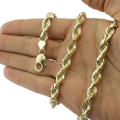 #affiliate #jewelry #Price $7,234.99
#GOLD #Real #unisex #giftsforeryone 
#giftsforher #giftsforhim #giftsformom 
#giftsfordad #giftsforteenagers
14k Yellow Gold 8mm Solid Diamond Cut 
Rope Link Necklace. Get This In 20' 22' 24' 
26' 28' Or 30 inches.
👉wild.link/amazon/APrP3wQ