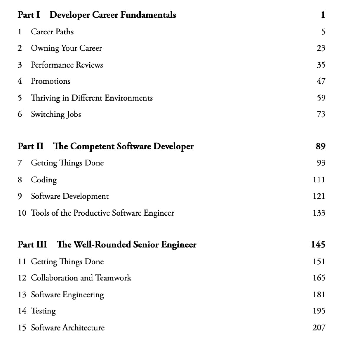EngGuidebook's tweet image. The Software Engineer&apos;s Guidebook: table of contents, parts 1-3 (from a total of 6 parts).  

Launching in a few days! Get notified when it is out: engguidebook.com