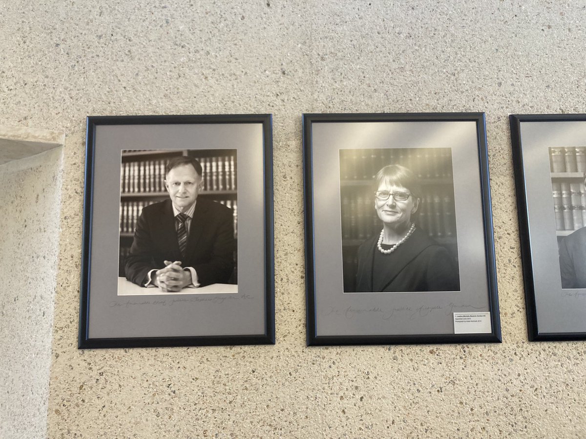 The Gageler Court begins. Ready to witness the swearing-in Beech-Jones J shortly