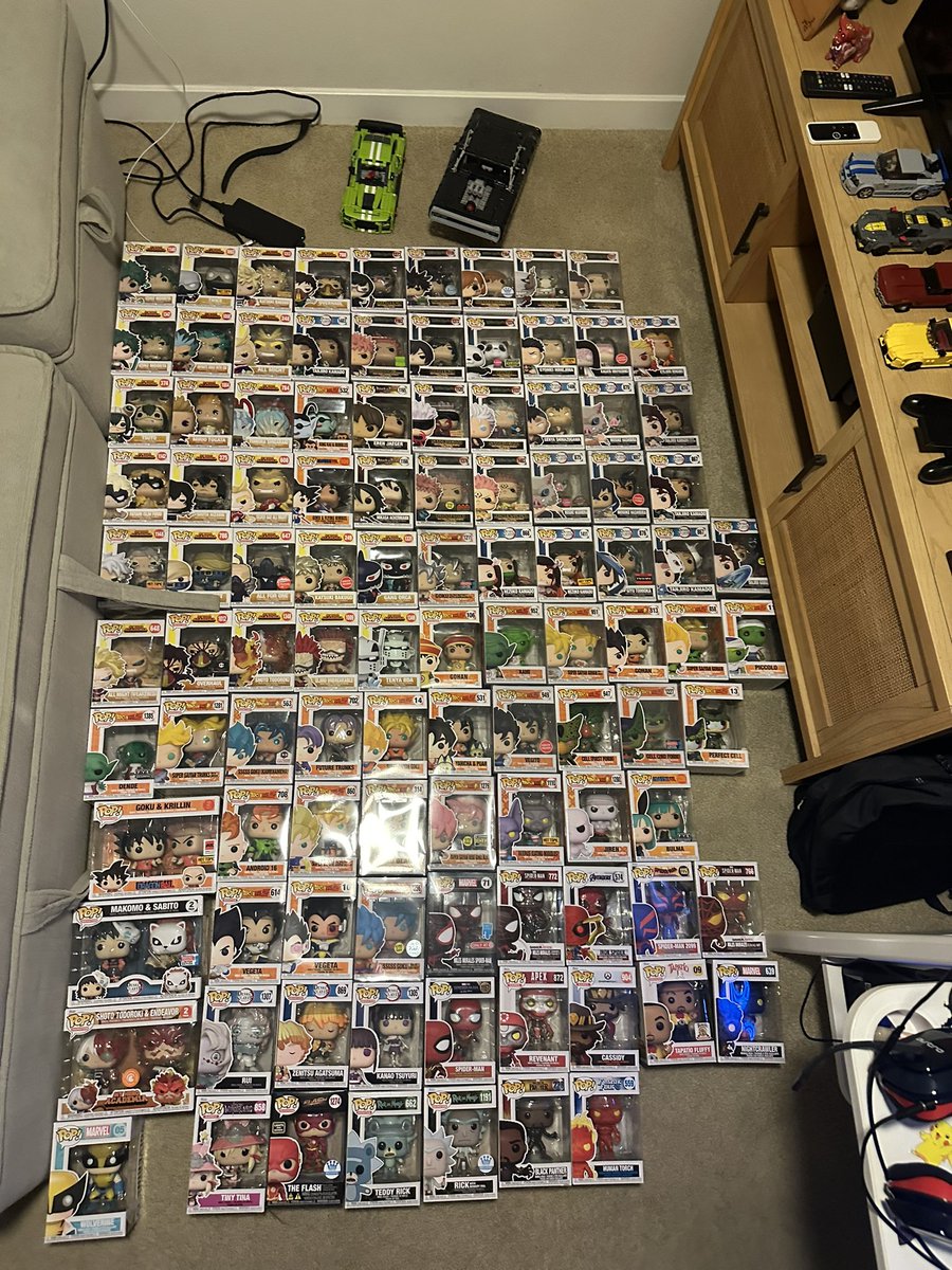 I’m doing so Funko organizing today and umm…. I don’t really realize how many I have 🤣 #funko #addict