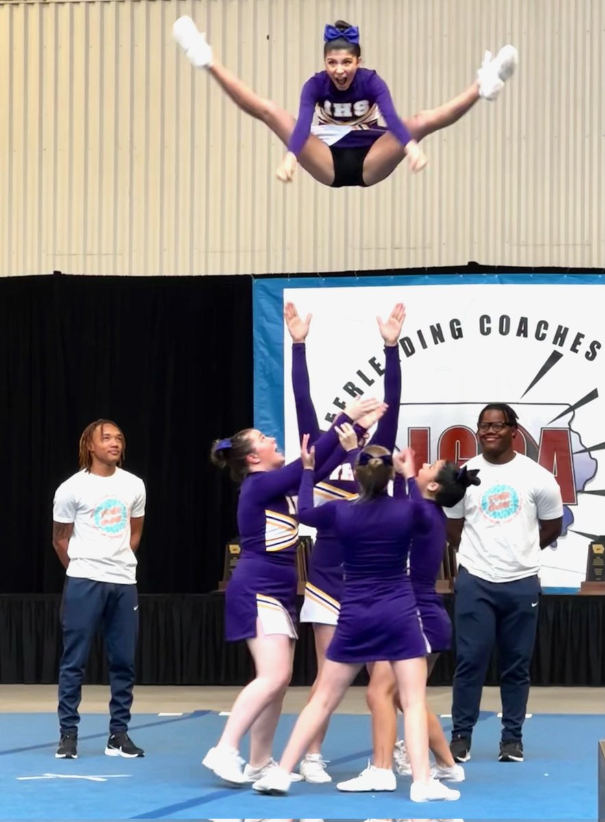 Yesterday, these 2 squads left it all on the mat. There were changes &amp; bumps in the road! The days were exhausting, physically &amp; emotionally, but they pushed through! It wasn't about bringing home a trophy. It was about teamwork and finishing what they started. So proud of them!