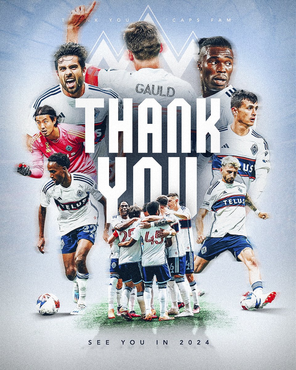Thank you ‘Caps fam for all of your support this season 💙🤍 We’ll see you in 2024. #VWFC| #TogetherWeDare