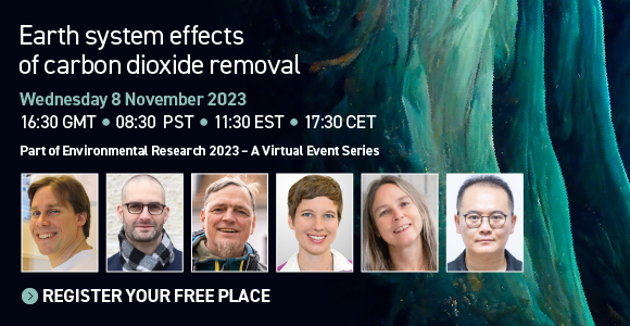 Kirsten Zickfeld (@kirstenzickfeld) on Twitter photo Fantastic line up of speakers at #ER2023 free virtual session "Earth system effects of carbon dioxide removal".
See program and register here: ioppublishing.eventsair.com/environmental-…
Thanks to <a href="/IOPPublishing/">IOP Publishing</a> for organizing Fantastic line up of speakers at #ER2023 free virtual session "Earth system effects of carbon dioxide removal".
See program and register here: ioppublishing.eventsair.com/environmental-…
Thanks to <a href="/IOPPublishing/">IOP Publishing</a> for organizing