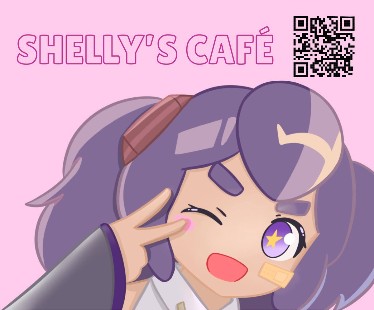 My very first commission ordered by Dr Shelly (AlphaΔKing❤ ig tag#9CP2CPR) for dc server Shelly's Café! 
✨ Scan the code to join fellow Shelly enjoyers ✨
#BrawlStarsArt #brawlstarsfanart #BrawlStars