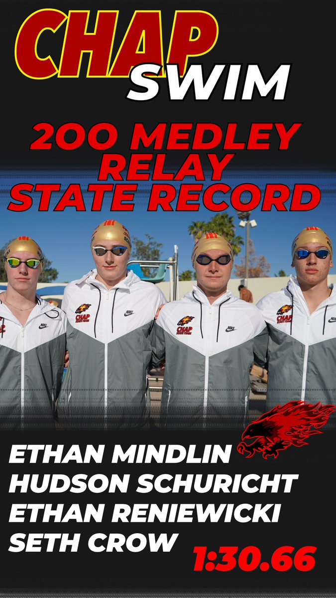 2 Medley Relay State Record that will stand for a long time! <a href="/AZPreps365/">AZPreps365</a> <a href="/swimswamnews/">SwimSwam</a>