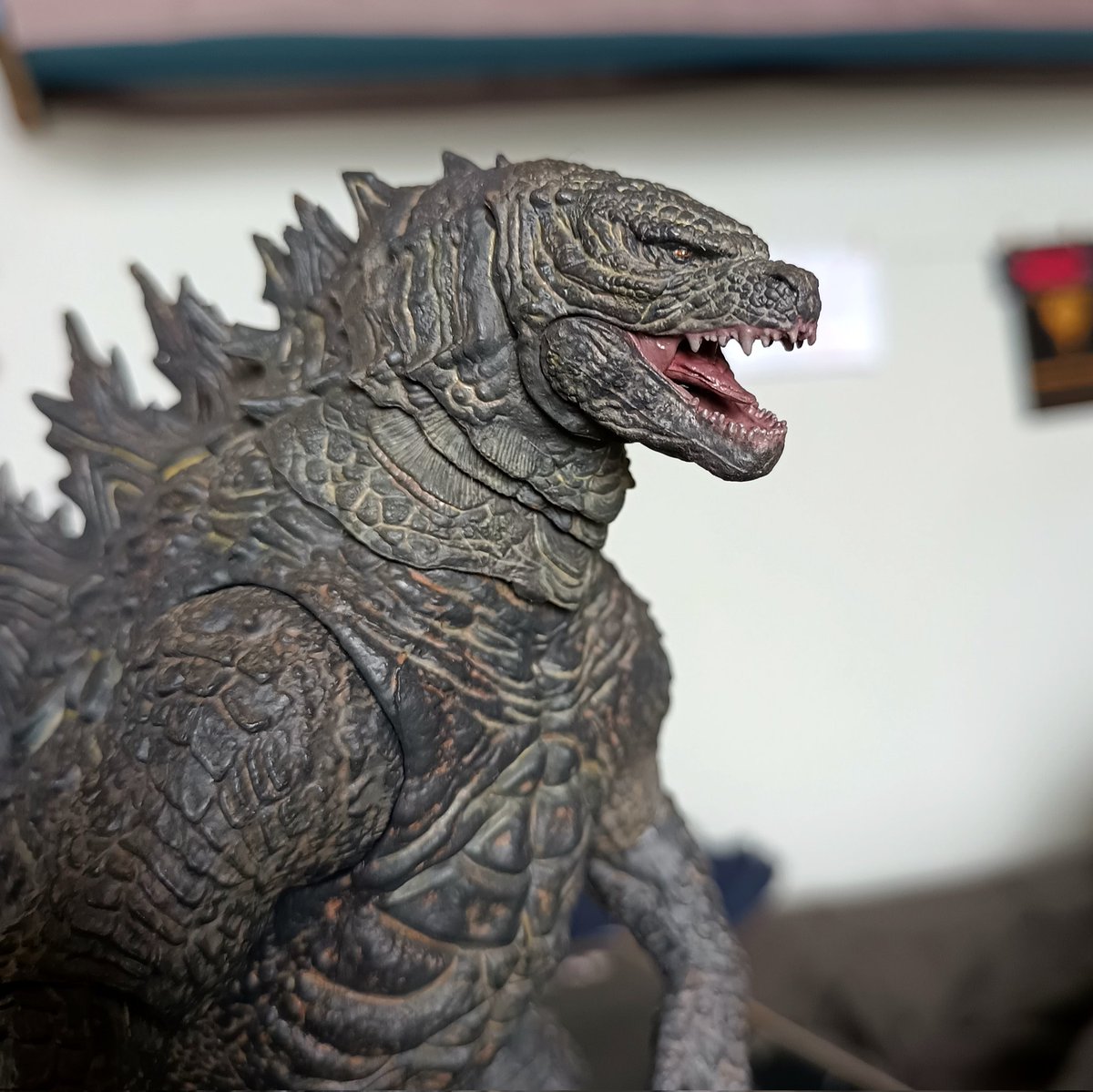 ElasToro7's tweet image. My new Custom repaint Hiya Toys Godzilla 2019