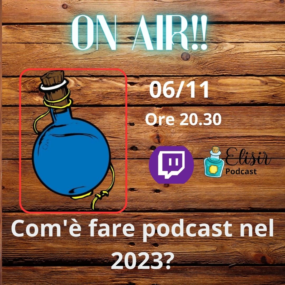 ElisirPodcast's tweet photo. Stasera,alle ore 20.30, ci sarà l'episodio 200 del nostro podcast! vi aspettiamo in live su twitch!

https://t.co/Q4LzM4IgQQ

 #twitchitalia #twitchita #supportiamopiccolistreamers #twitch #twitchitaliastreamer https://t.co/PcOpeIGvNS