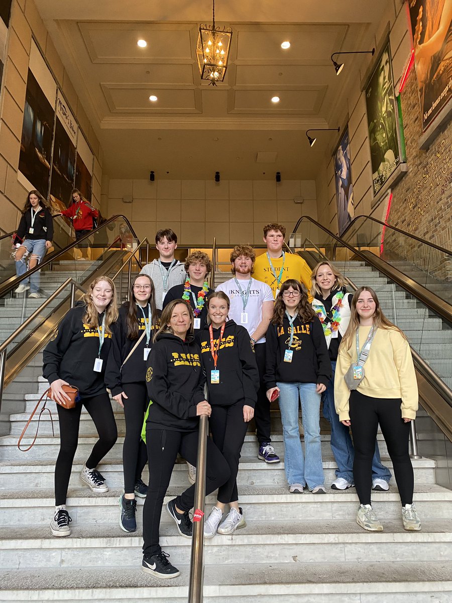 NastasiaKotso's tweet image. Student Council leaders @LaSalle_LDSB are excited for a fun and meaningful time at #OSLC