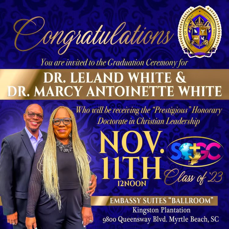 otr_la's tweet photo. Matthew 19:6 "So they are no Longer #two, but #one Flesh 🙏🏾 Therefore what GOD has #joined #together , let No One #Separate” We are Humbled” Thank You 👏🏿 “School of the Great Commission Bible College We are #Honored Thank You Dr. Angela Kalender, Bishop Winford Thompson 🙏🏾 https://t.co/WyCZ8mv7EU