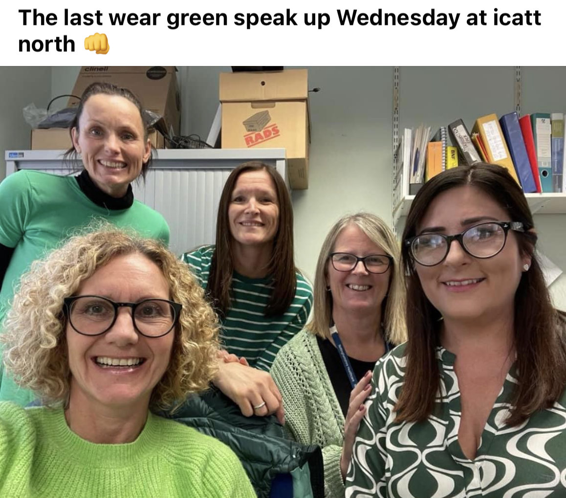 A big thank you to everyone ⁦@NottsHealthcare⁩ who supported our Speak up month campaign, raising awareness in different ways, #WearGreenWednesdays, Speak up conference etc. Let’s continue to make it business as usual. ⁦⁦@natasha_bowen20⁩ ⁦⁦@Ifti_Majid⁩