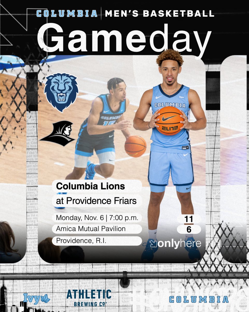 Game 1⃣ Presented by @AthleticBrewing 🆚 Providence 🕖 7 p.m. 📍 Providence, R.I. 🏟️ Amica Mutual Pavilion 📊 bit.ly/47gfuGc 📺 @FOXSports App #RoarLionRoar🦁 #OnlyHere🗽