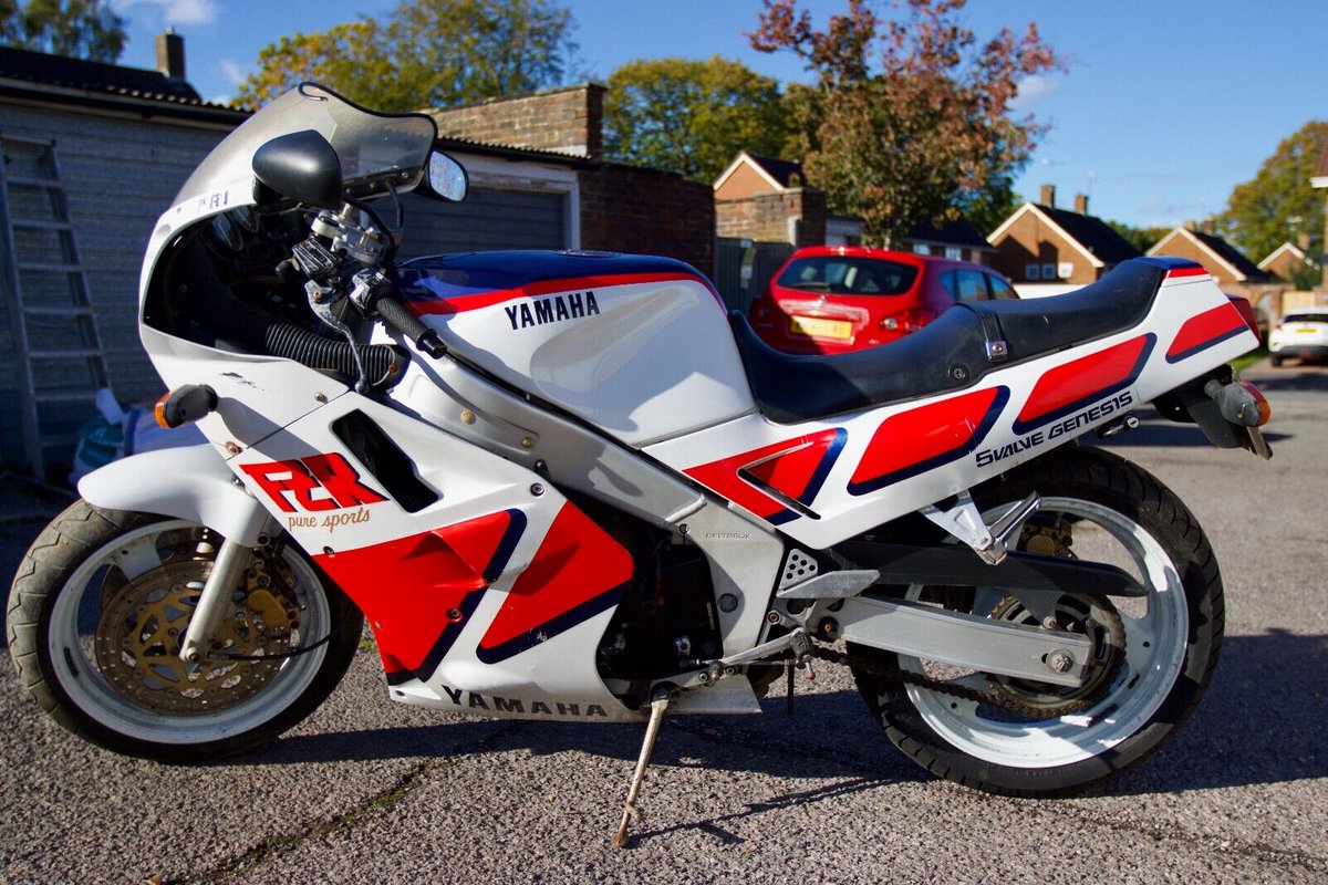 BarnFindsUK's tweet photo. Ad: 1987 Yamaha FZR1000
On eBay here -->> https://t.co/PFCvGKRkUQ
#YamahaFZR1000 #1987Yamaha #motorcycleforsale #bikeenthusiast #sportbike #bikecollector #bikeauction https://t.co/bQdh27HRx6