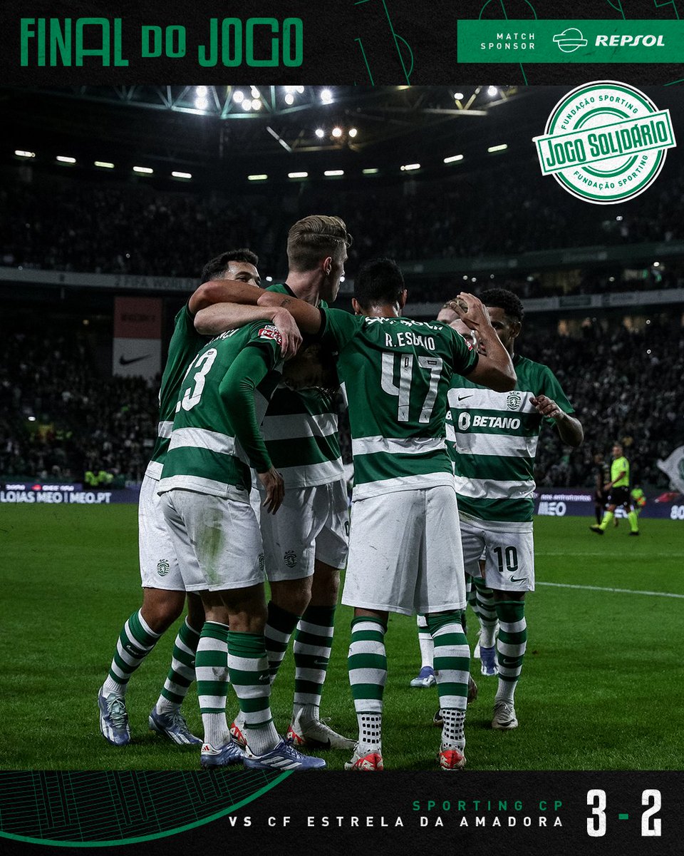 ⏹️ QUE REVIRAVOLTAAAAA!!! GARRA DE LEÃO até ao fim e os 3⃣ pontos ficam em nossa casa! 🦁

⚽️Daniel Bragança, Edwards e Paulinho.
#SCPCFEA // 3-2