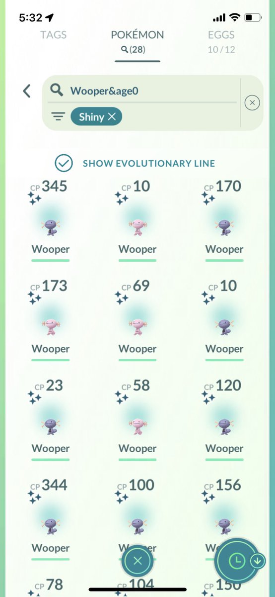 PoGoFan13's tweet photo. Played for a little over an hour. We don’t even get a lot of spawns. They add up quick though. No good ones so that kind of sucks. Anyway enjoy your Sunday. https://t.co/jdOf97osQc