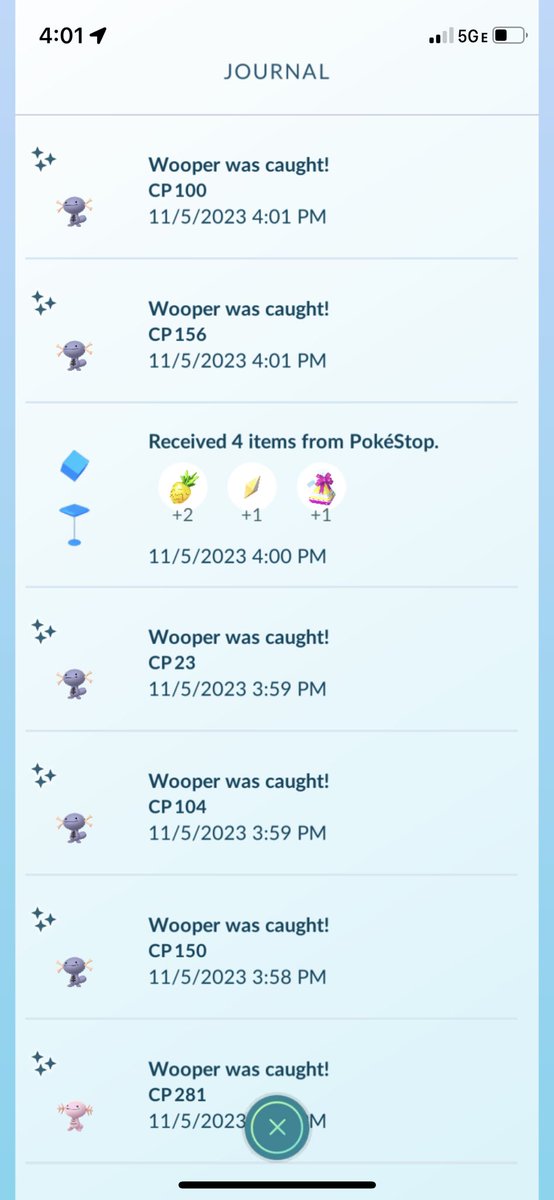 PoGoFan13's tweet photo. Played for a little over an hour. We don’t even get a lot of spawns. They add up quick though. No good ones so that kind of sucks. Anyway enjoy your Sunday. https://t.co/jdOf97osQc