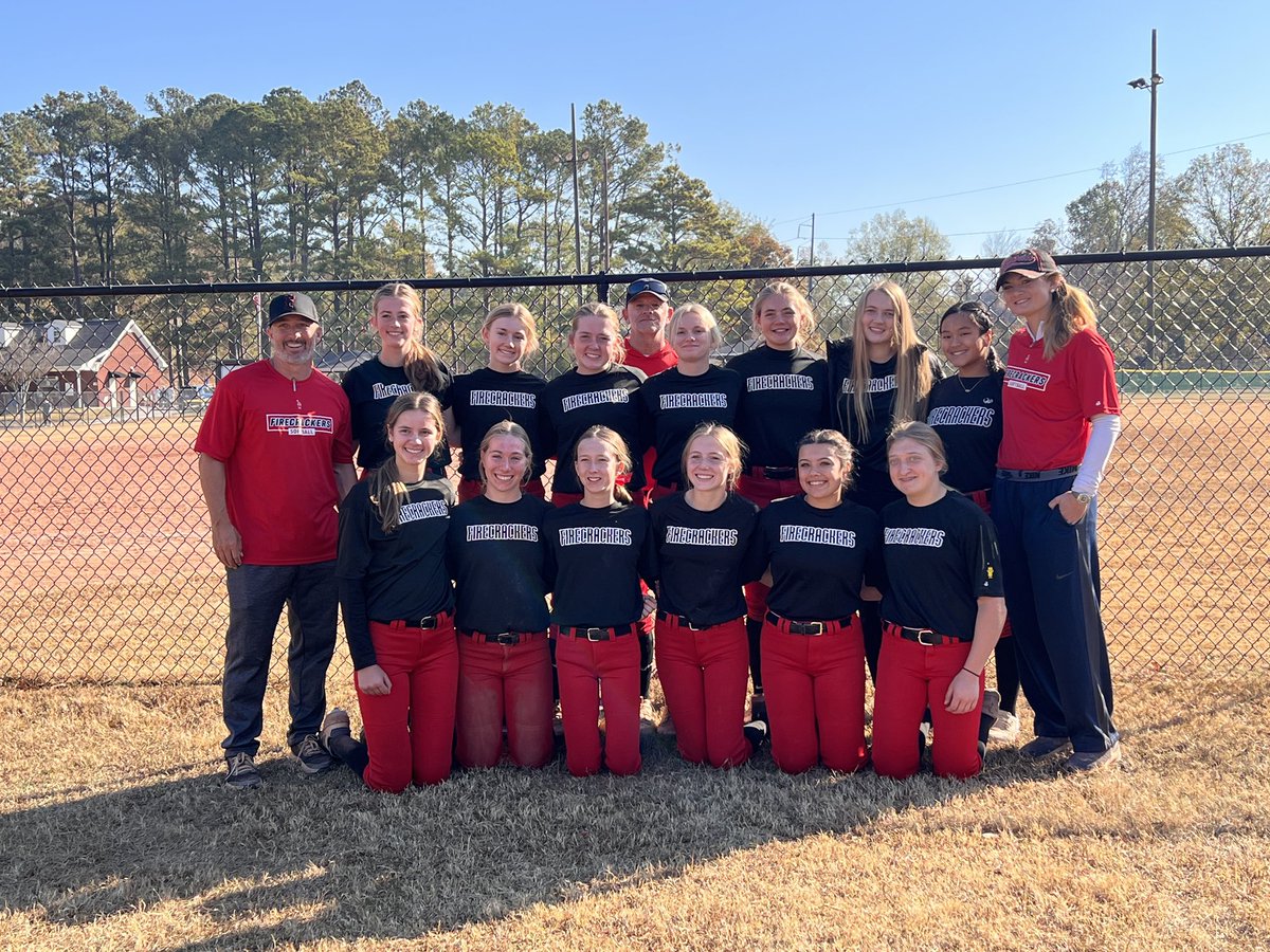 Our first season as Firecrackers was fun!!  Thanks to our coaches for all your time and knowledge!!!See you next summer!!! 🧨🧨🧨<a href="/fastpitchwatch/">Fastpitch Watch</a>
<a href="/SoftballDown/">Down South Softball</a> 
<a href="/SBRRetweets/">Softball Recruiting Reposts</a>
@toppreps
<a href="/IHartFastpitch/">I❤️Fastpitch</a>
<a href="/FirecrackerMoon/">Firecrackers-Moon</a>
<a href="/ExtraInningSB/">EXTRA INNING SOFTBALL</a>
<a href="/ImpactRetweets/">Impact Promotions</a>
<a href="/3GirlsDaddy23/">Spencer Davidson</a>