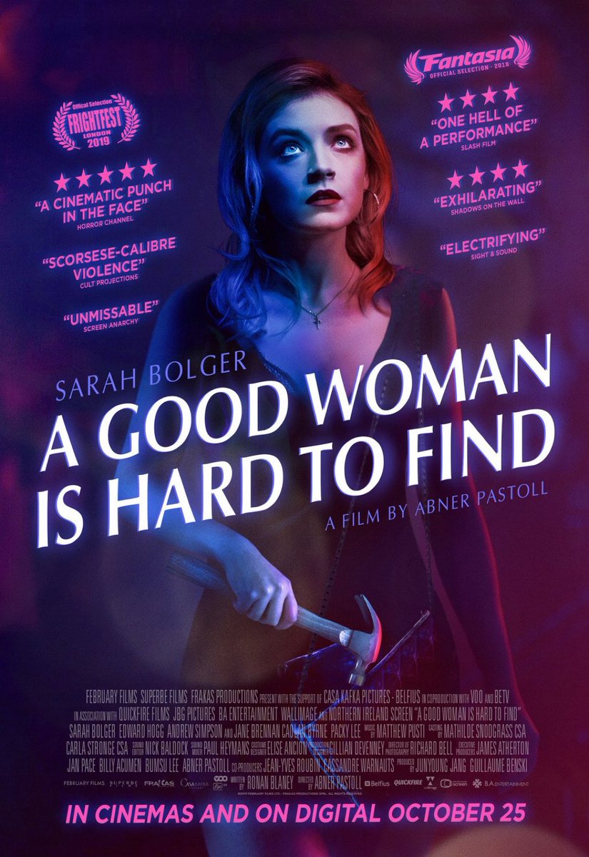 SaveRedlandLibr's tweet photo. 10:50pm TODAY on #HorrorXtra 👌Worth a Watch👌
The 2019 #Crime #Thriller film🎥 “A Good Woman is Hard To Find” directed by #AbnerPastoll & written by #RonanBlaney
🌟#SarahBolger #EdwardHogg #AndrewSimpson #JaneBrennan #CaolanByrne #PackyLee https://t.co/lr8RaA12CY