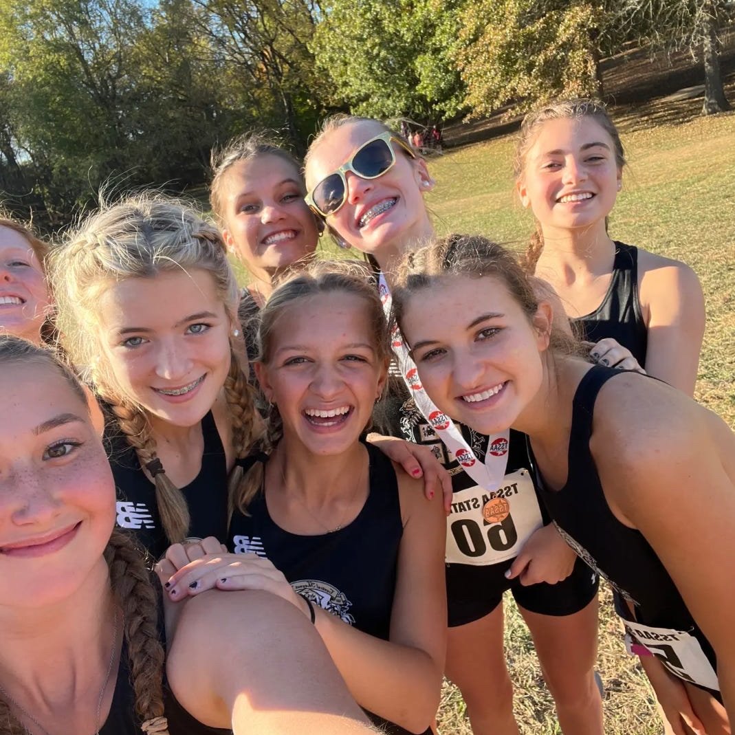 What a great end to the season! At the state meet, Ty Brown placed 4th overall, Vinny Peck placed 5th, and Catherine Zubkus placed 13th! The girls' team came in 6th, and the boys were team runners-up!