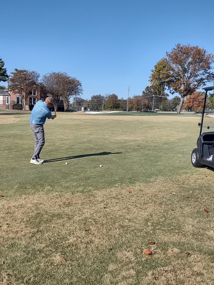 MusicCityTR's tweet photo. #SundayFunday with my guys @kentlmitch615 @TimNicholsMusic @OldHickoryGolf #For3 #XLTim #PinHighKent Perfect Tennessee weather https://t.co/Ksv5NPZayz