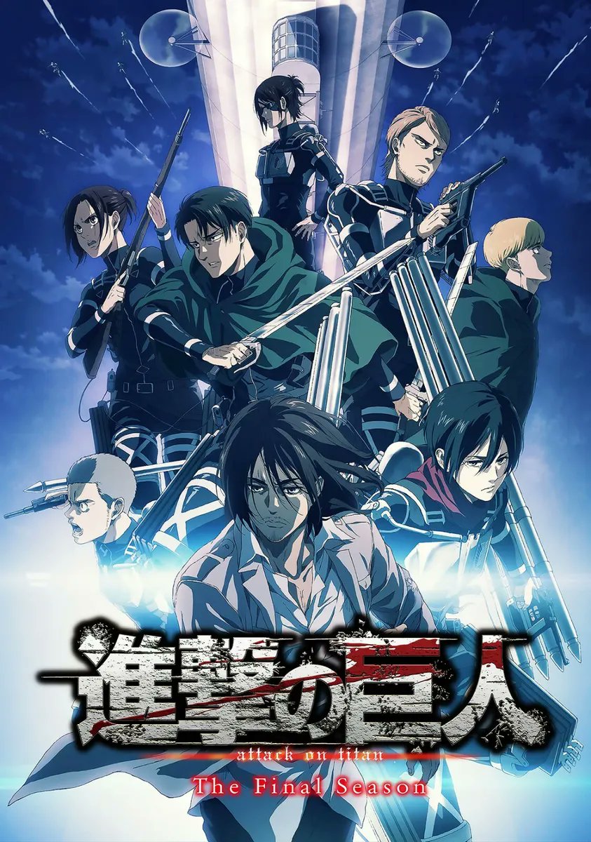 Quadro Shingeki no kyojin Temporada 3