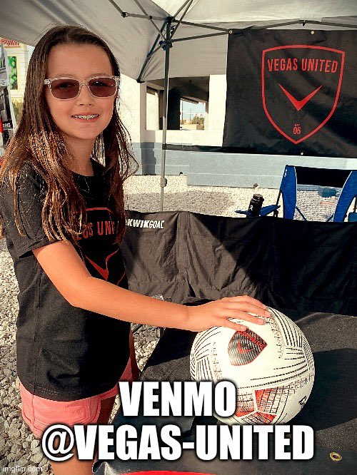 I promised Maci I would hit up the platform for @Venmo for her club soccer team Lemonade stand across from @southpointlv Casino until 4:30 PM today. parking lot of @FlowingTidePub  @todddammitkerns @johnrich @VitalVegas @bradbooker @cowboytroy @PaulShortino @ronkeel @RichRedmond