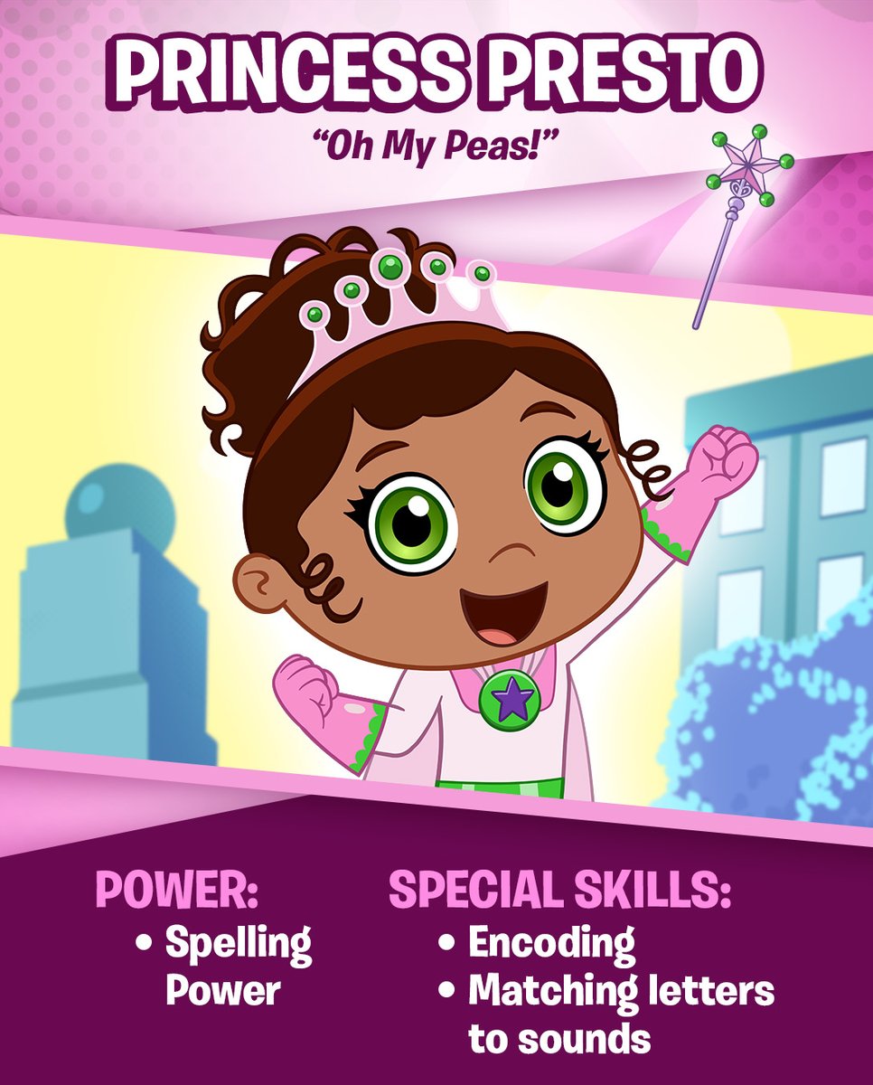 Unveiling the royally perfect Princess Presto card 👑 📺 Stream Super Why's Comic Book Adventures on @PBSKIDS