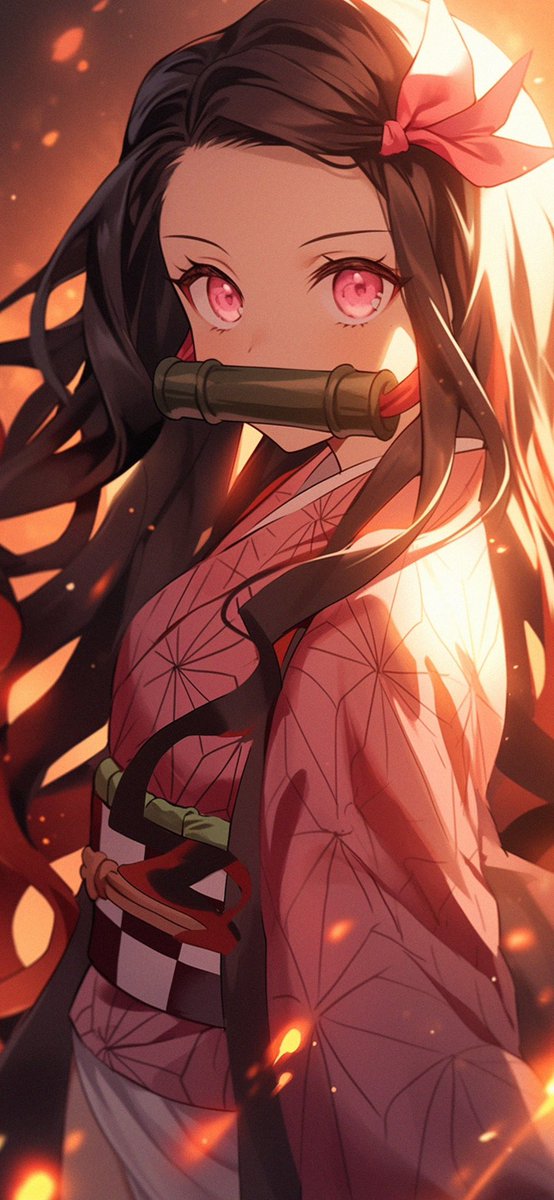 “Mhm! Demon blood art!”

               𖣘Nezuko Kamado𖣘

🪭 Demon/Human 
🪭 Caring and shy 
🪭 Little sister 
🪭Friendly to whom she trusts 

🎐New to character
🎐None lewd 
🎐#DemonSlayerRp
🎐#MultiverseRp