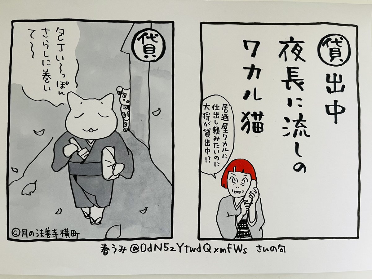 起きた人、おはよう 寝る人、おやすみなさい #夜廻り猫カルタ この句は春うみさん@0dN5zYtwdQxmfWs の作品です ありがとうございます! 月曜日 そろそろと始めようと思います 今日 ご無事で!