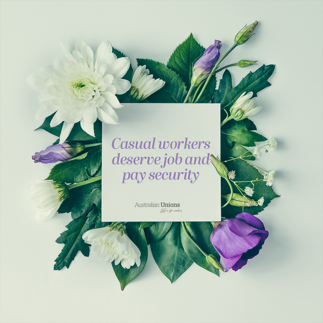 Statistically speaking, casual workers are often young, often women, often in low paid work. 

Closing the loopholes would make it harder for bosses to inaccurately classify a worker as casual, and harder to underpay them! 

Sign the petition megaphone.org.au/petitions/clos…