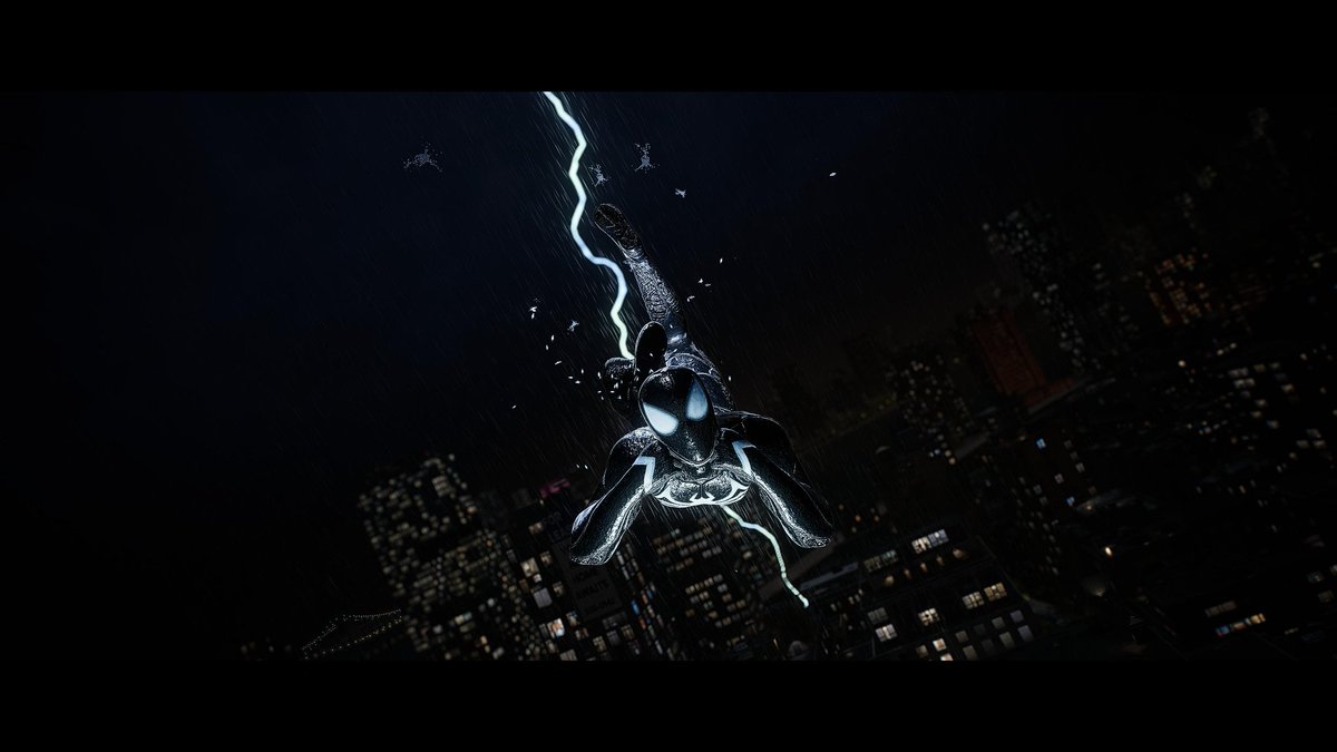 IsaacRober4689's tweet image. I love the black suit in this weather @insomniacgames 
#SpiderMan2PS5 #SpideySquad
#Marvel #phtomode #InsomGamesCommunity 
#Symbiote