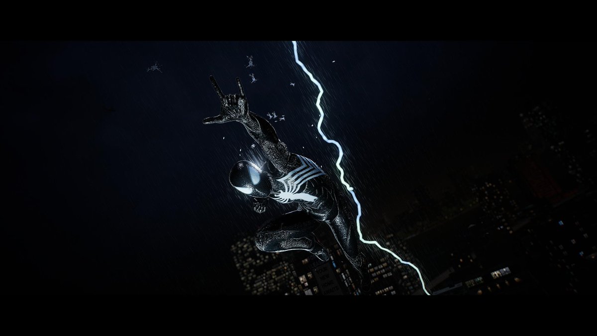 IsaacRober4689's tweet image. I love the black suit in this weather @insomniacgames 
#SpiderMan2PS5 #SpideySquad
#Marvel #phtomode #InsomGamesCommunity 
#Symbiote