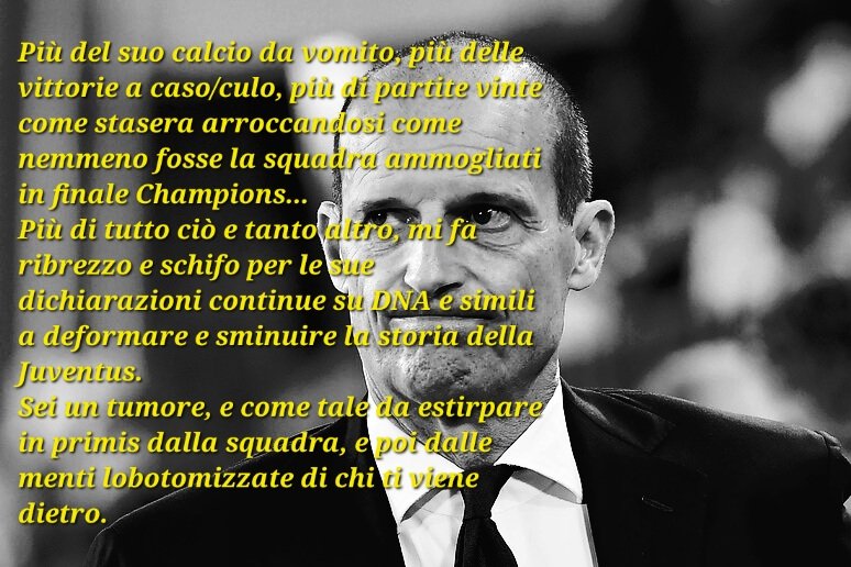 Franc_S_'s tweet photo. #AllegriOut #Allegri #Juventus #Juve https://t.co/vmNpYqb6Ls