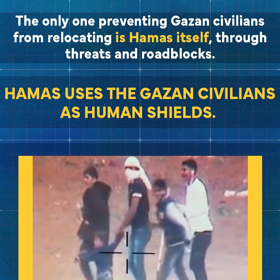 IDF's tweet photo. After Hamas terrorists fired at IDF troops working to open a humanitarian aid corridor to southern Gaza, we were able to coordinate its reopening.

In case you missed it, here’s a reminder why Gazans need to evacuate south: https://t.co/KUKDYn97GD